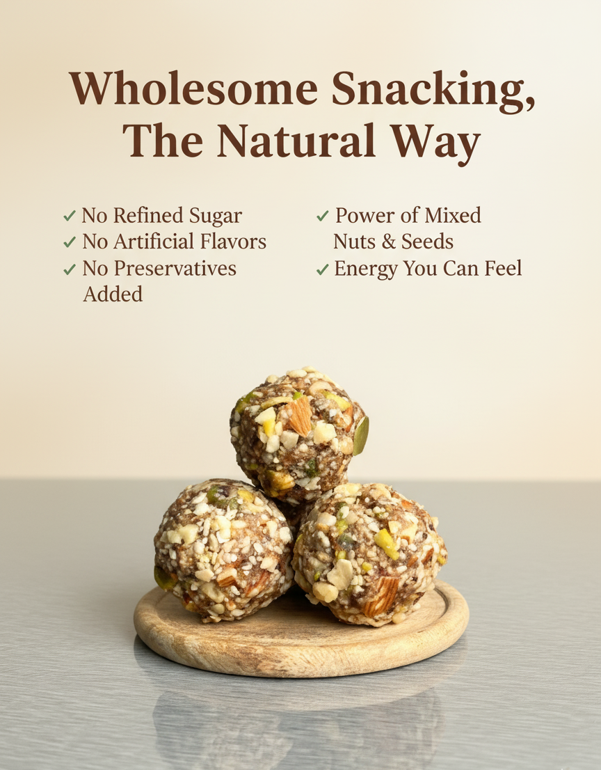 Healthy Dryfruit Ladoo